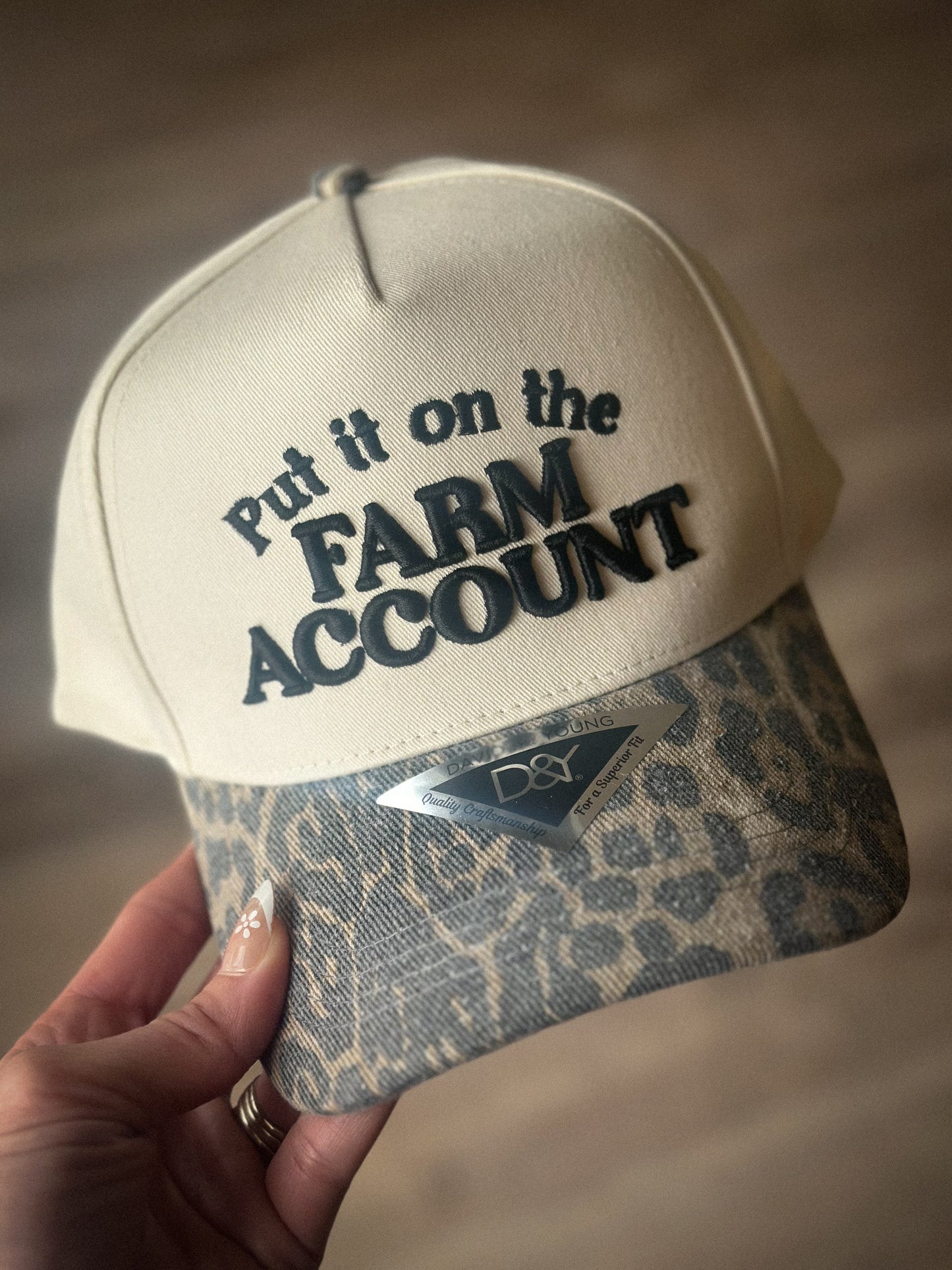 Put It On The Farm Account 3D Puff Hat