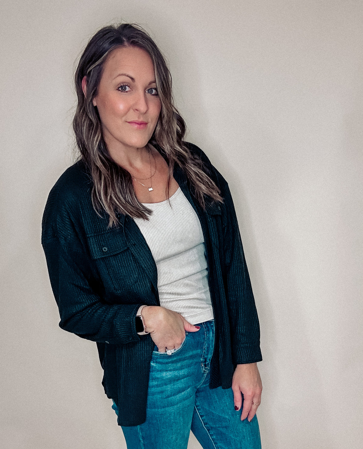 The Rowan Thermal Button Down