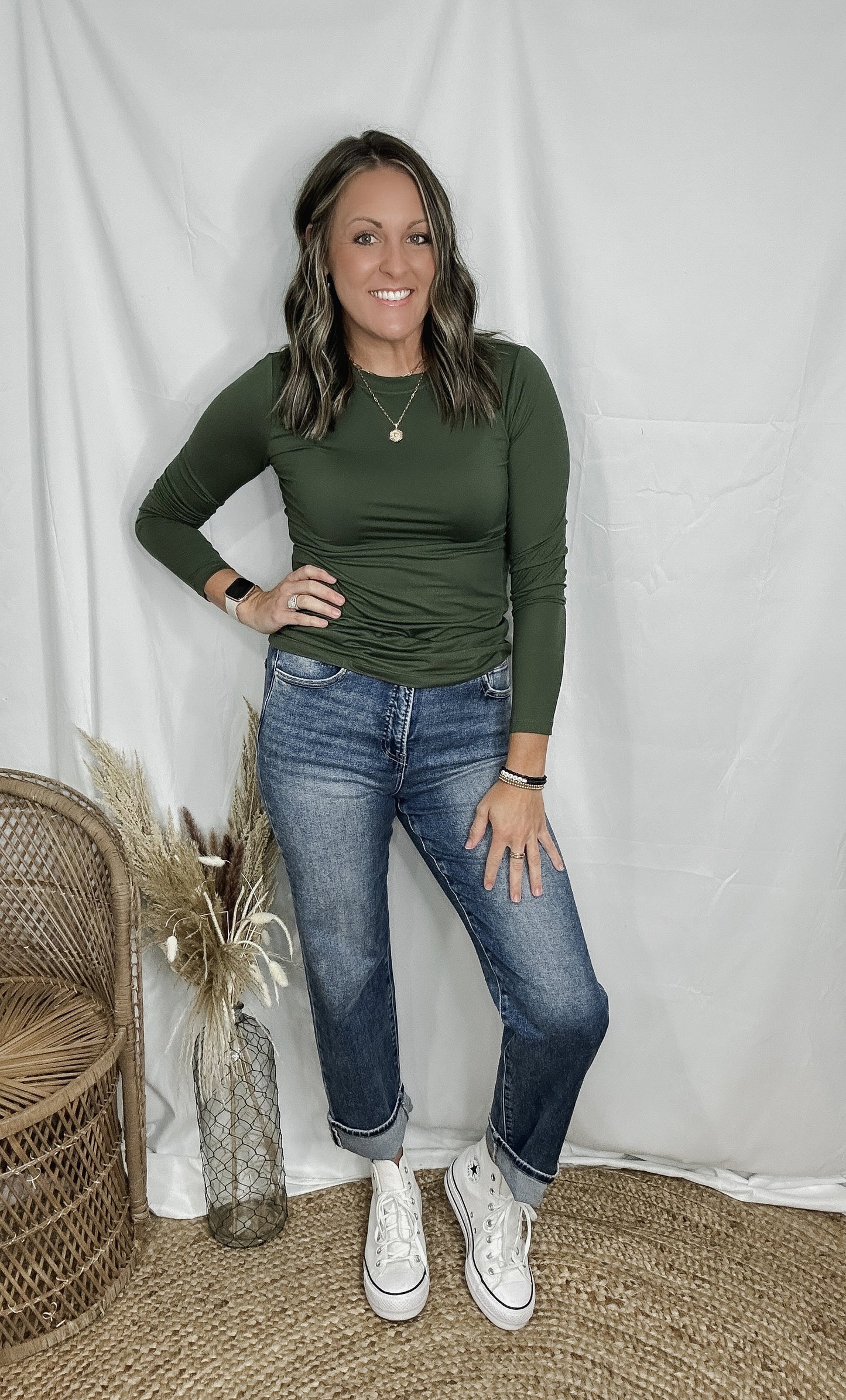 Taryn Tummy Control Risen Straight Jean