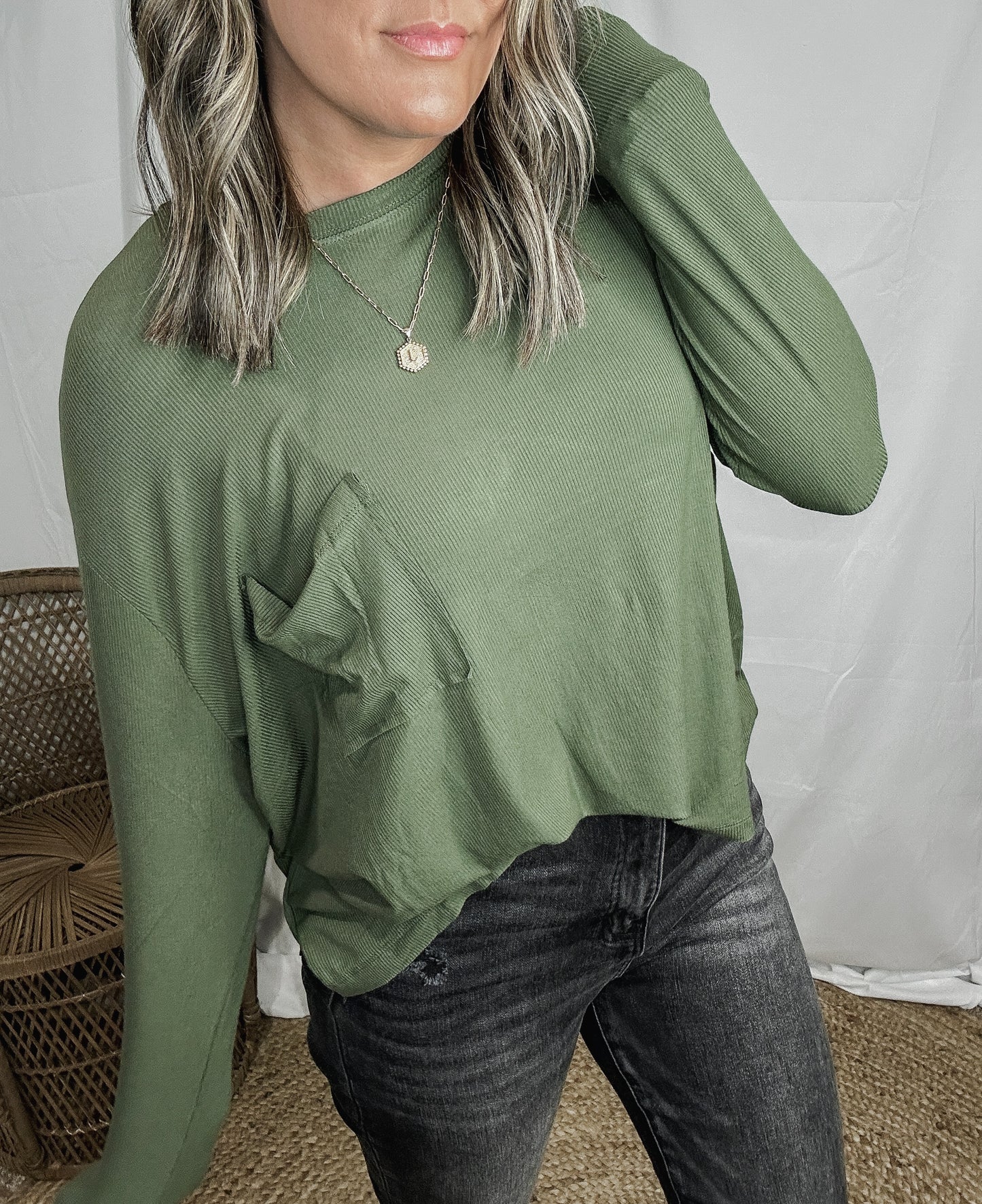 Laid Back Pocket Long Sleeve