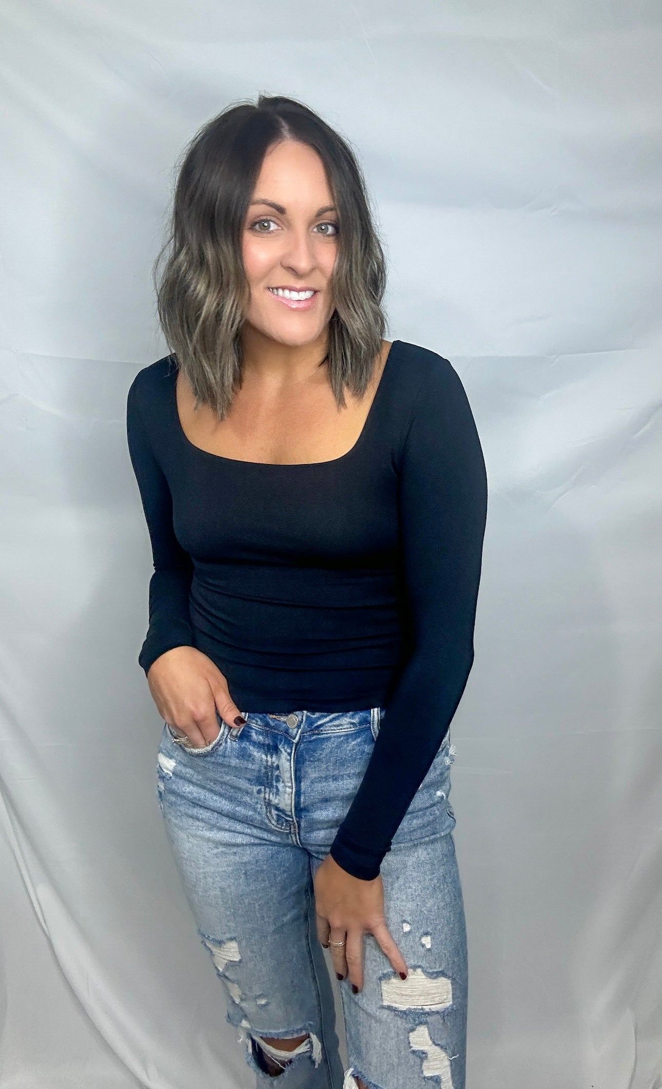 Seamless Square Neck With Bra