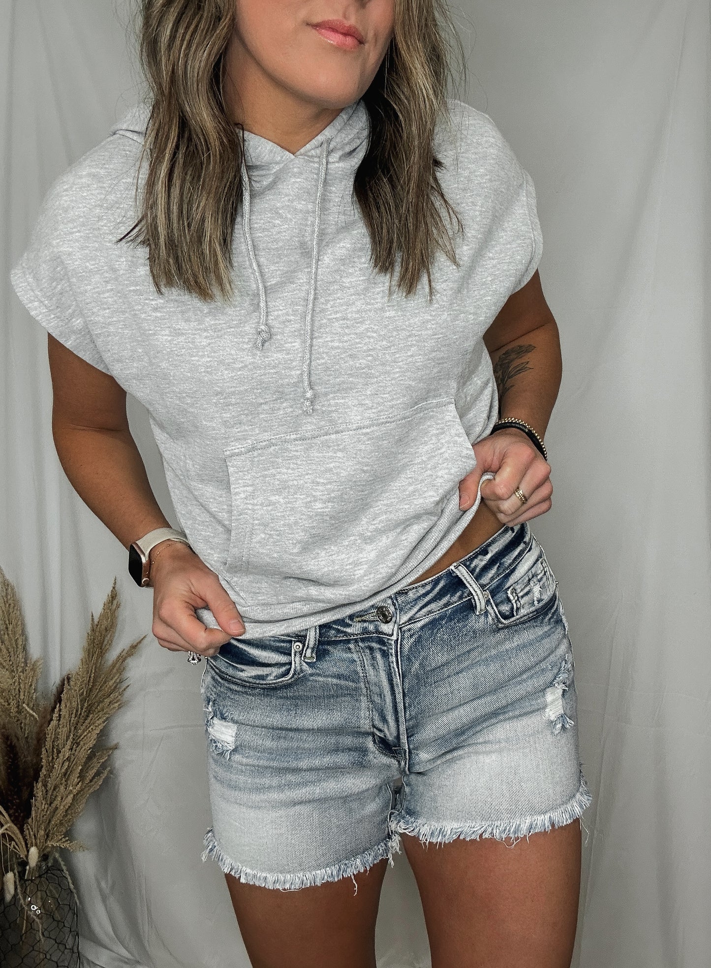 Monroe Medium Wash Denim Shorts