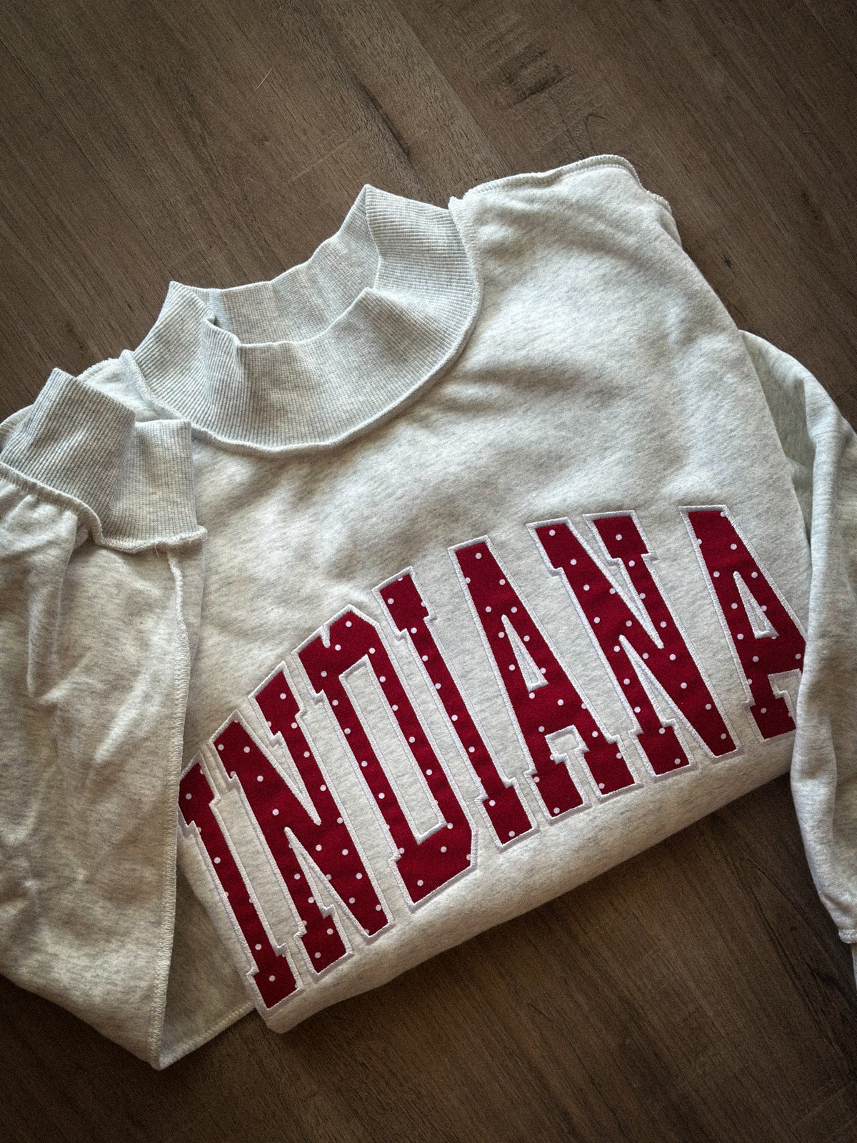Indiana Polka Dot Mock Neck