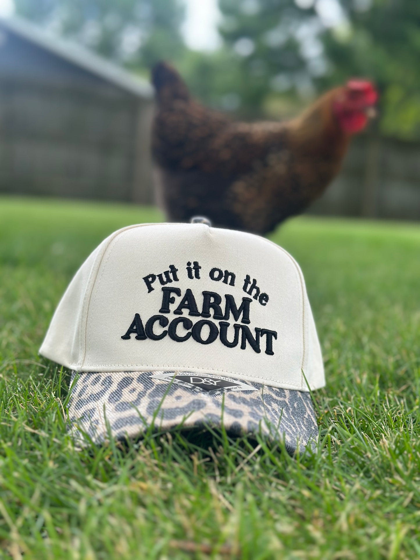 Put It On The Farm Account 3D Puff Hat