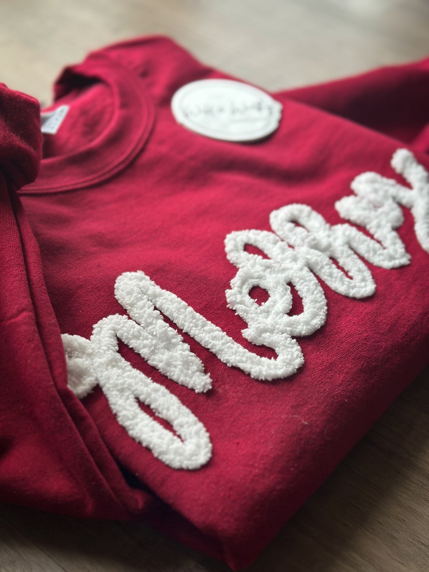 Merry Chenille Yarn Sweatshirt
