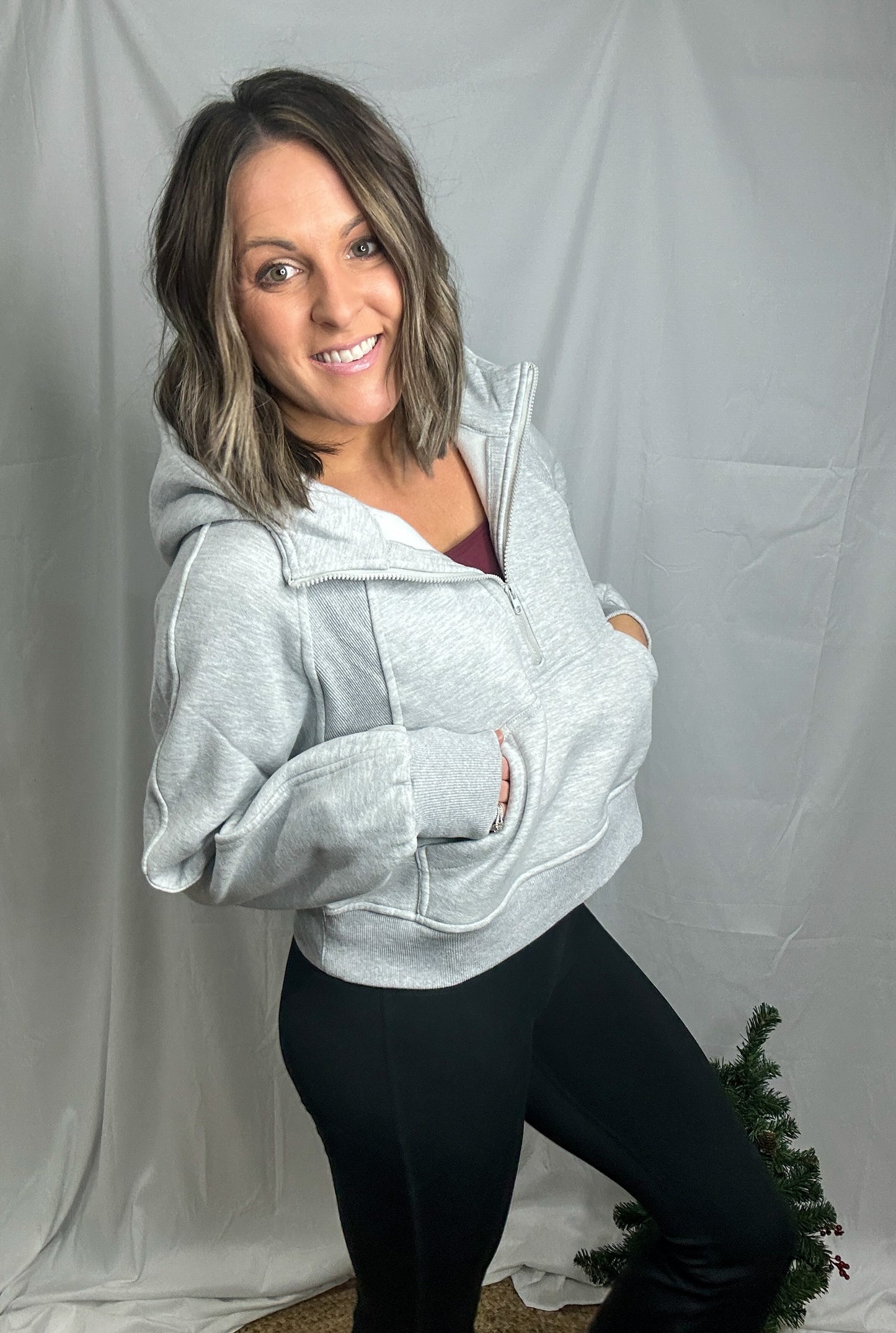 On The Go Half Zip Hoodie