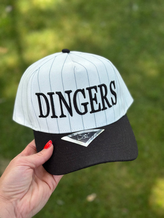 Dingers Striped Snapback Hat