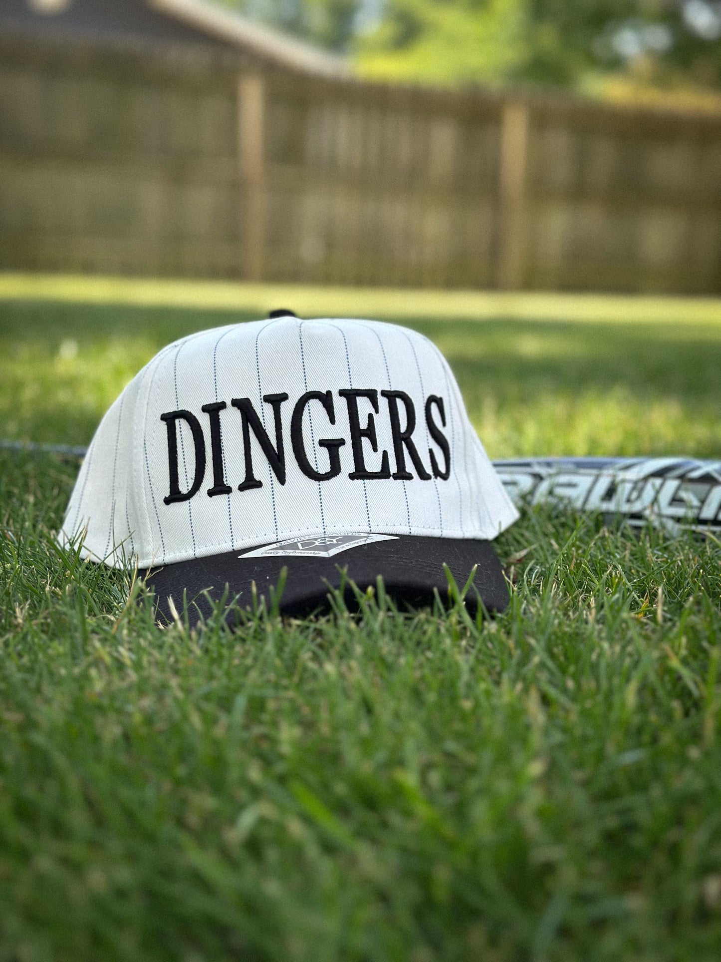 Dingers Striped Snapback Hat