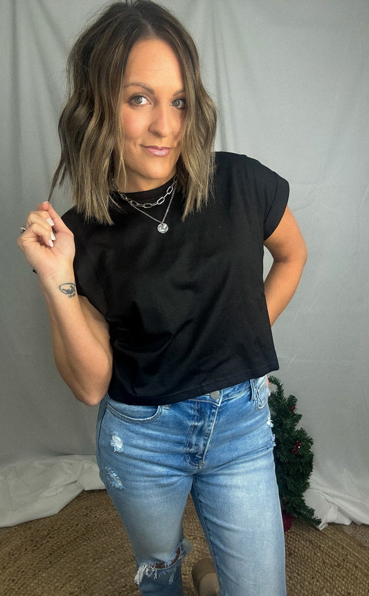 Black Muse Muscle Tee