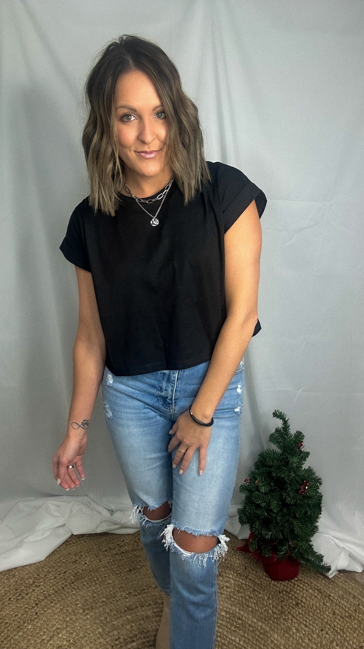 Black Muse Muscle Tee