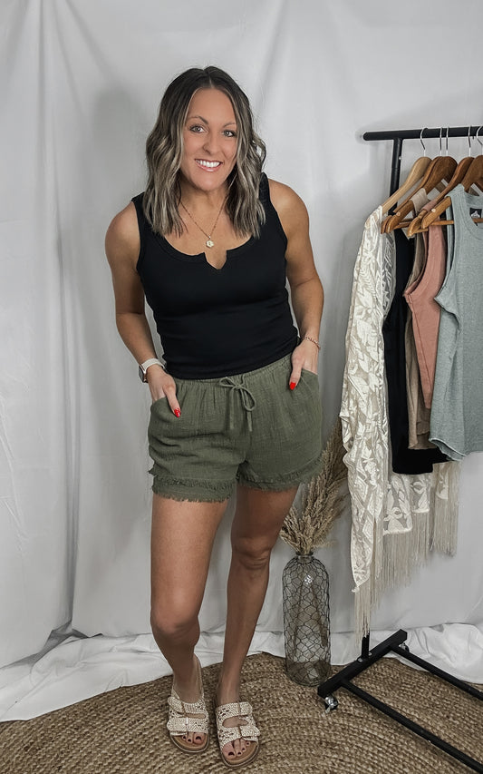 Frayed & Free Shorts