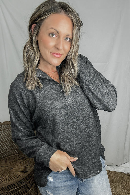 Snap Button Henley