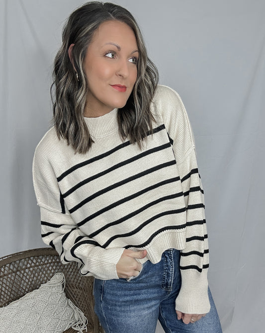 Stripes & Strength Sweater