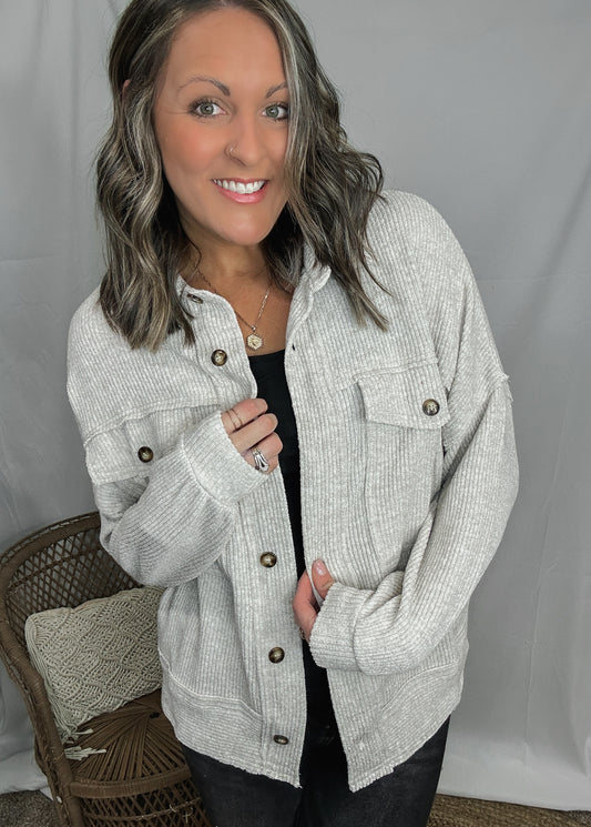 Coffee Run Knit Jacket