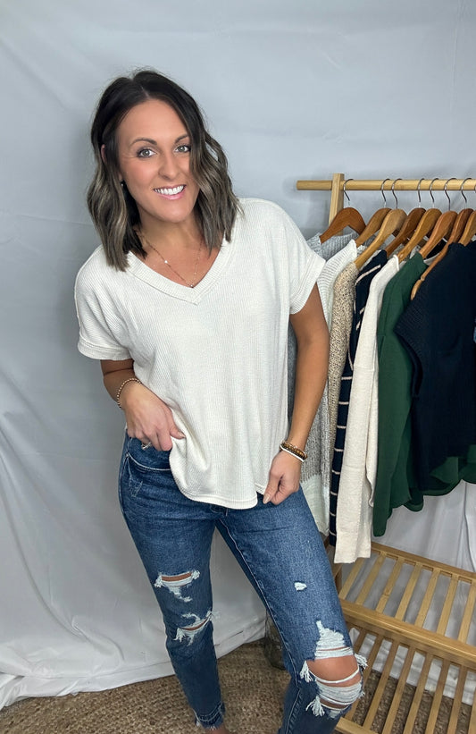 Tessa V Neck Tee