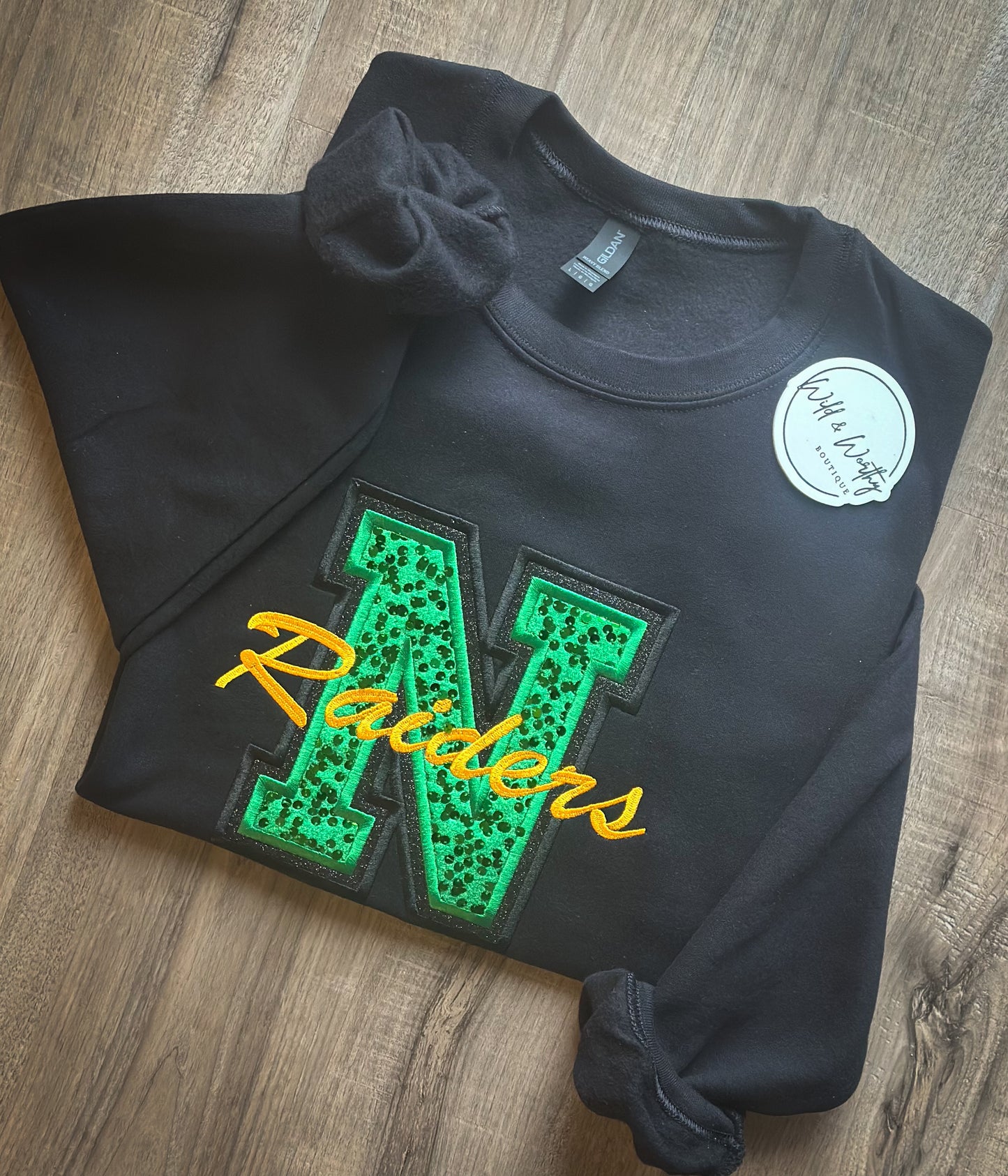 Sequin Spirit Varsity Crew