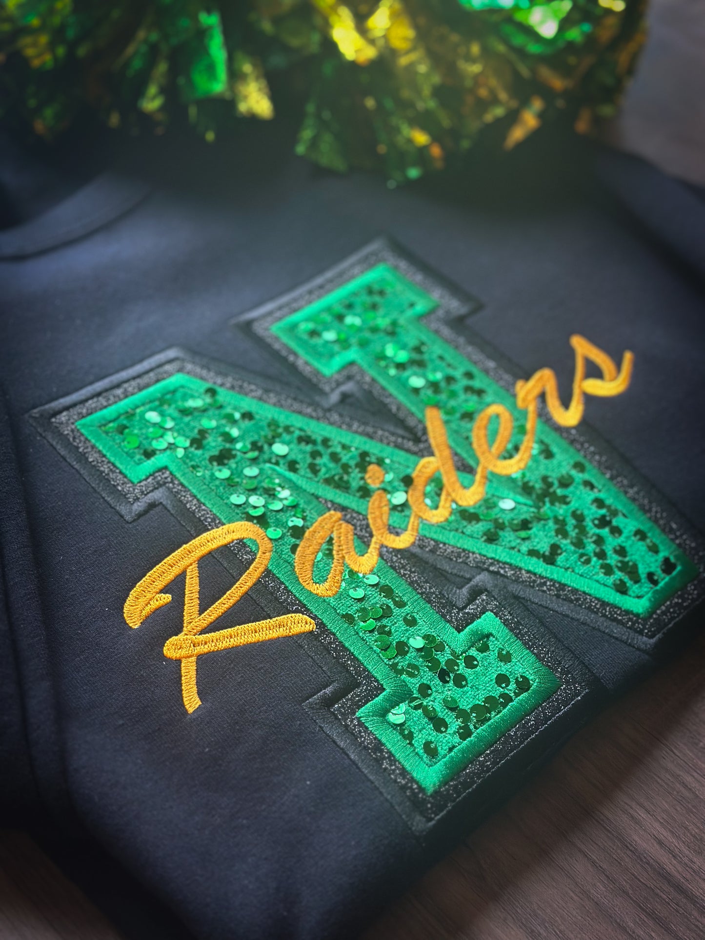 Sequin Spirit Varsity Crew