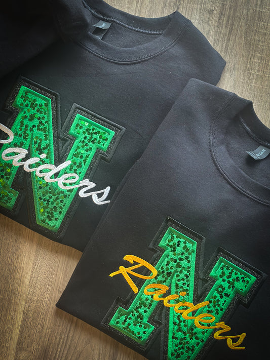 Sequin Spirit Varsity Crew